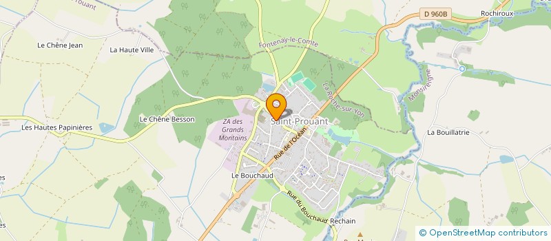 localisation de l'entreprise MONSIEUR WILFRID LEROY  SAINT-PROUANT