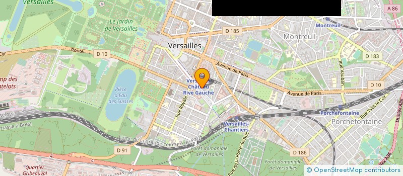 localisation de l'entreprise MONSIEUR WILFRID MARIN à VERSAILLES