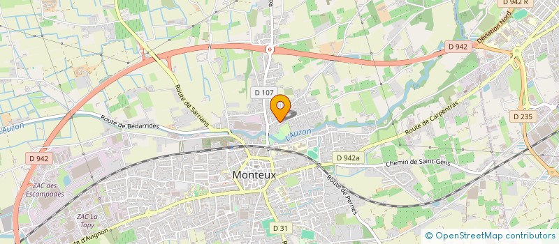 localisation de l'entreprise MONSIEUR WILFRID MONCHAUSSE  MONTEUX