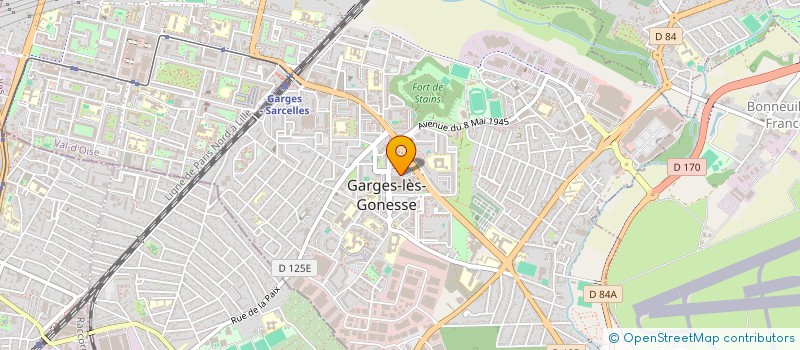 localisation de l'entreprise MONSIEUR WILFRID MONGO GOUALA  GARGES-LES-GONESSE