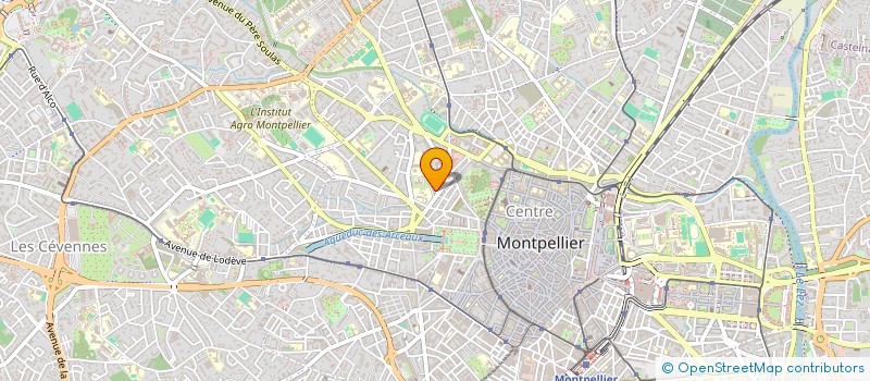 localisation de l'entreprise MONSIEUR WILFRID MUSSET à MONTPELLIER