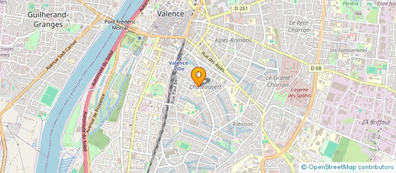 localisation de l'entreprise MONSIEUR WILFRID PARTOUCHE à VALENCE