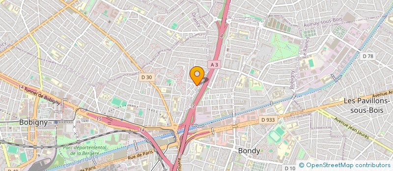 localisation de l'entreprise MONSIEUR WILFRID PELLICCIA  BOBIGNY