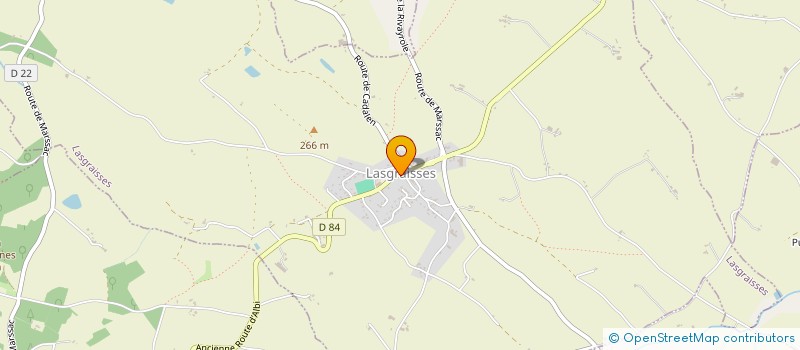 localisation de l'entreprise MONSIEUR WILFRID RENAULT  LASGRAISSES