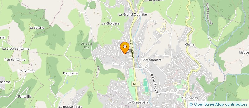 localisation de l'entreprise MONSIEUR WILFRID RISSO HOFFMANN  SORBIERS