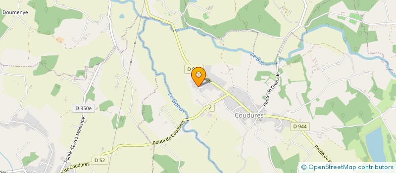 localisation de l'entreprise MONSIEUR WILFRID RODRIGUEZ  COUDURES