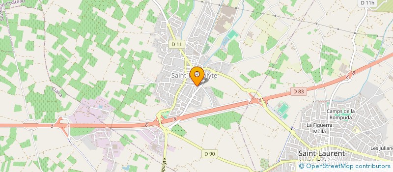 localisation de l'entreprise MONSIEUR WILFRID RODRIGUEZ  SAINT-HIPPOLYTE