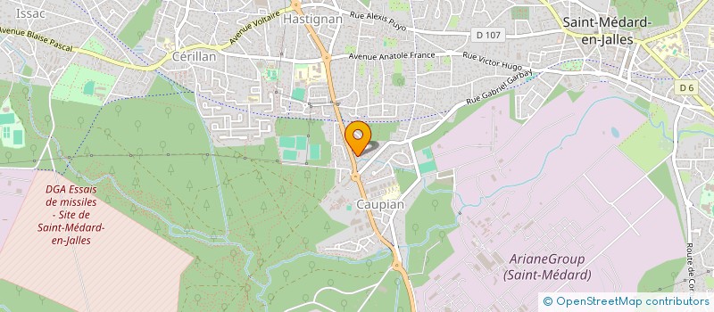 localisation de l'entreprise MONSIEUR WILFRID SALES  SAINT-MEDARD-EN-JALLES