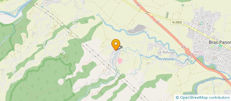 localisation de l'entreprise MONSIEUR WILFRID SAUTRON  BRAS-PANON