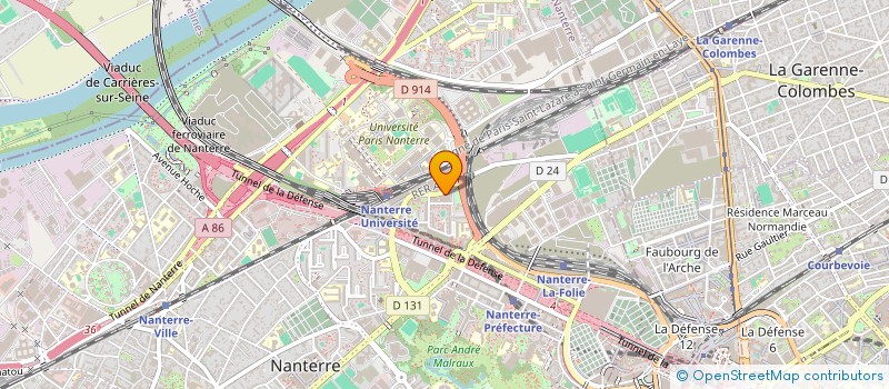 localisation de l'entreprise MONSIEUR WILFRID SEBAG à NANTERRE