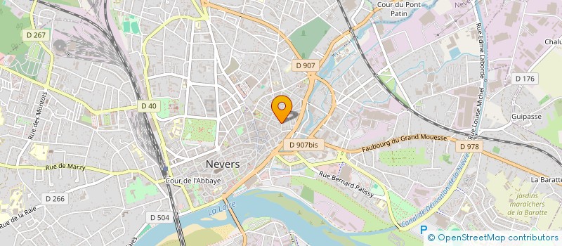 localisation de l'entreprise MONSIEUR WILFRID SEJEAU à NEVERS