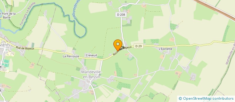 localisation de l'entreprise MONSIEUR WILFRID TOUCHET à MANDEVILLE-EN-BESSIN