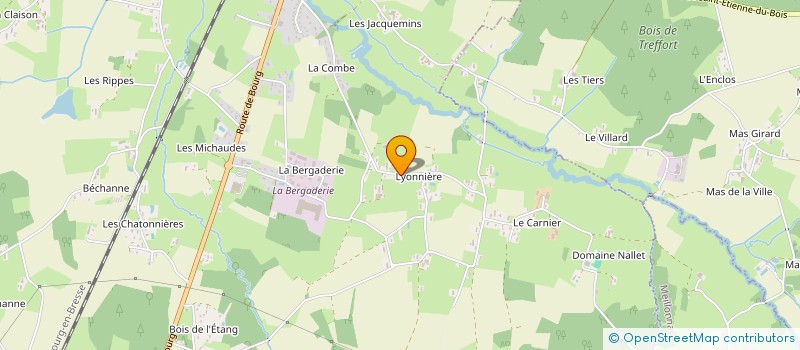 localisation de l'entreprise MONSIEUR WILFRID VEILLE  SAINT-ETIENNE-DU-BOIS