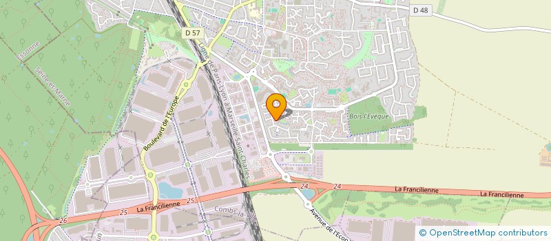 localisation de l'entreprise MONSIEUR WILFRID ZIMAO DODO  COMBS-LA-VILLE