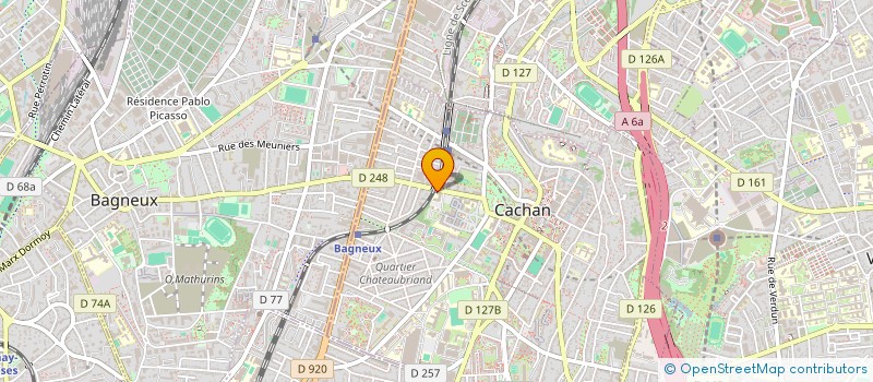 localisation de l'entreprise MONSIEUR WILFRIDONI RAKOTOVAOARISON  CACHAN