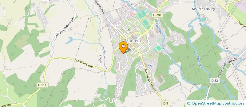 localisation de l'entreprise MONSIEUR WILFRIED ARRIEUX  SAUVELADE