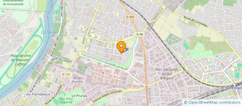 localisation de l'entreprise MONSIEUR WILFRIED AVEGNON  CORMEILLES-EN-PARISIS