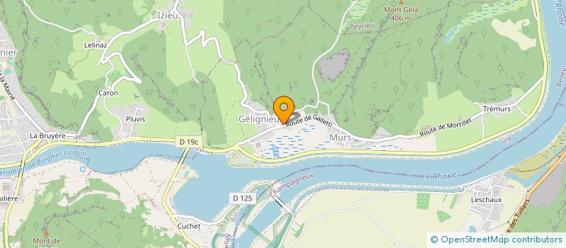 localisation de l'entreprise MONSIEUR WILFRIED BAILLEUX  MURS-ET-GELIGNIEUX