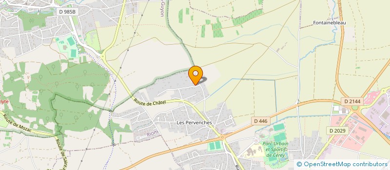 localisation de l'entreprise MONSIEUR WILFRIED BASTER  RIOM