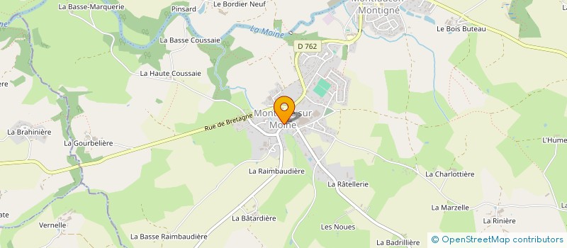 localisation de l'entreprise MONSIEUR WILFRIED BEAUJOUAN à SEVREMOINE