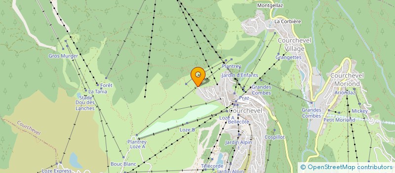 localisation de l'entreprise MONSIEUR WILFRIED BENOIT à COURCHEVEL