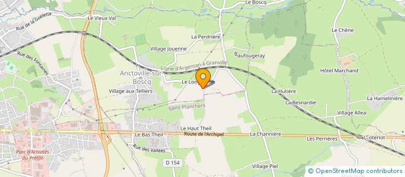 localisation de l'entreprise MONSIEUR WILFRIED BERRANGER  ANCTOVILLE-SUR-BOSCQ