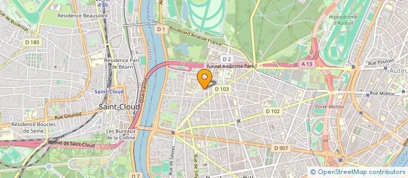 localisation de l'entreprise MONSIEUR WILFRIED BIAMEN à BOULOGNE-BILLANCOURT
