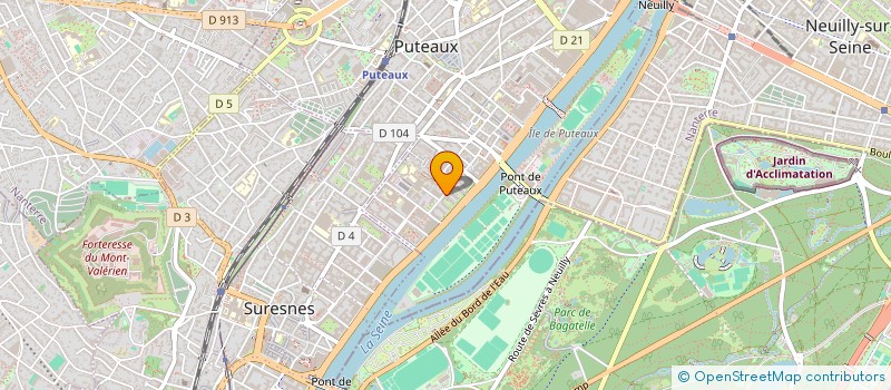 localisation de l'entreprise MONSIEUR WILFRIED BILARD  PUTEAUX