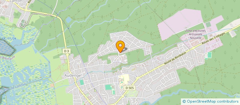 localisation de l'entreprise MONSIEUR WILFRIED BOISNARD  AUDENGE