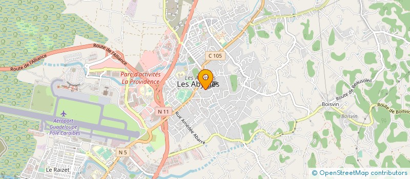 localisation de l'entreprise MONSIEUR WILFRIED BORDELAIS à LES ABYMES