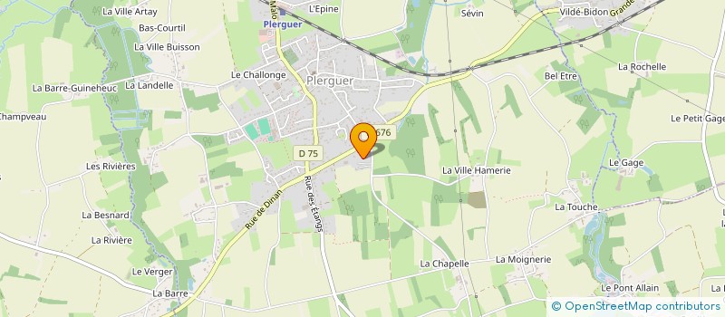 localisation de l'entreprise MONSIEUR WILFRIED BOUREL  LE TRONCHET