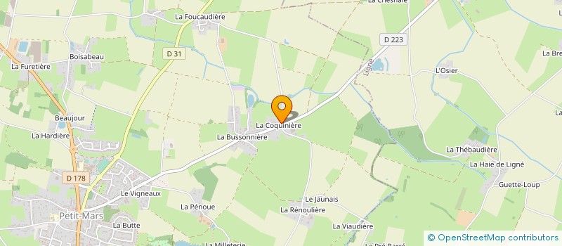 localisation de l'entreprise MONSIEUR WILFRIED BOUVET  PETIT-MARS