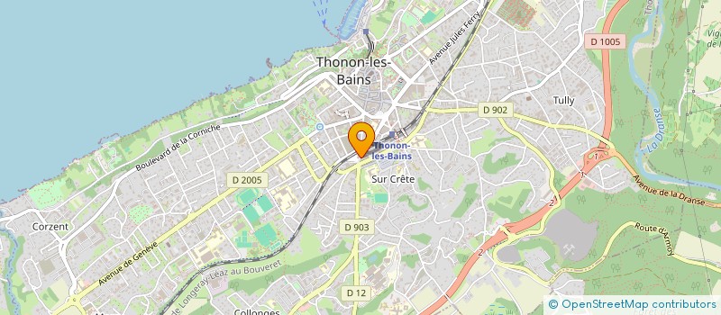 localisation de l'entreprise MONSIEUR WILFRIED BULEON à THONON-LES-BAINS