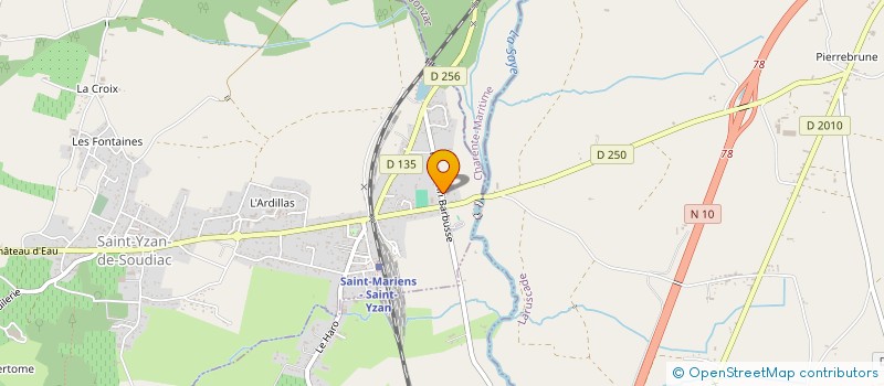 localisation de l'entreprise MONSIEUR WILFRIED BUNEL  SAINT-YZAN-DE-SOUDIAC