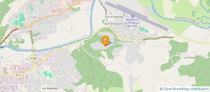 localisation de l'entreprise MONSIEUR WILFRIED BURTIN  BASSILLAC ET AUBEROCHE