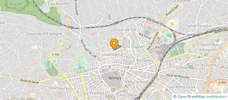 localisation de l'entreprise MONSIEUR WILFRIED CALLEY  NIMES