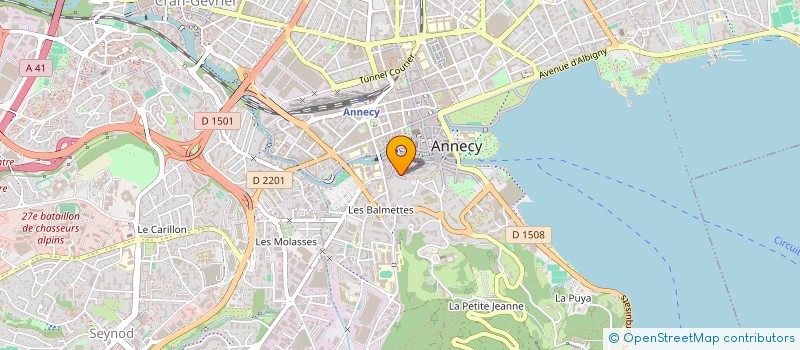 localisation de l'entreprise MONSIEUR WILFRIED CAPRON à ANNECY