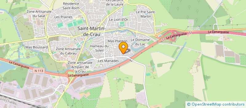 localisation de l'entreprise MONSIEUR WILFRIED CARLEVATO  SAINT-MARTIN-DE-CRAU