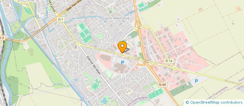 localisation de l'entreprise MONSIEUR WILFRIED CHAPU  SAINT-MEMMIE