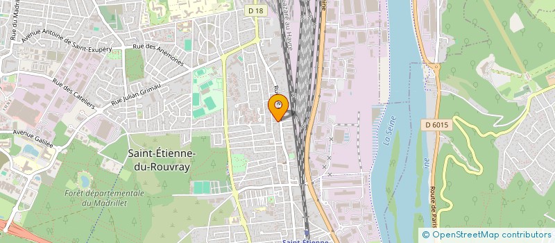 localisation de l'entreprise MONSIEUR WILFRIED CHARRIERE  SAINT-ETIENNE-DU-ROUVRAY