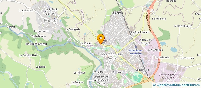localisation de l'entreprise MONSIEUR WILFRIED CHESNEY LANGLOIS à MORTAGNE-SUR-SEVRE