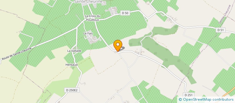 localisation de l'entreprise MONSIEUR WILFRIED DANIAUX  SAINTE-LHEURINE