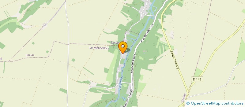 localisation de l'entreprise MONSIEUR WILFRIED DE PEYRONNET  LE MEREVILLOIS