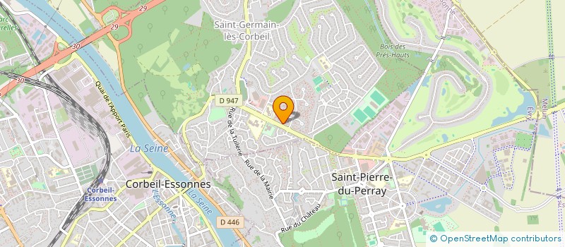 localisation de l'entreprise MONSIEUR WILFRIED DEDOBLELEER  SAINT-GERMAIN-LES-CORBEIL