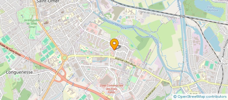 localisation de l'entreprise MONSIEUR WILFRIED DEHAFFREINGUE  LONGUENESSE