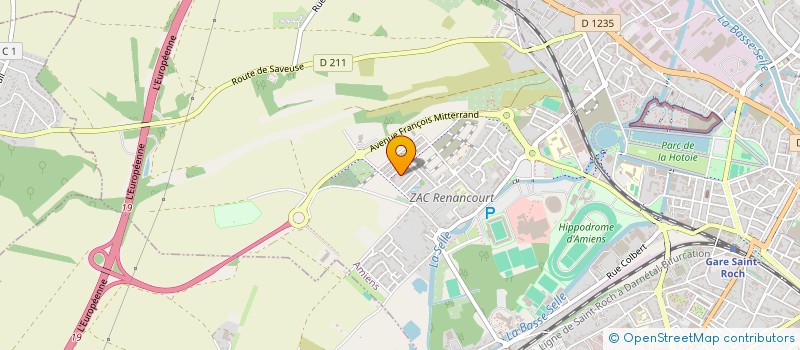 localisation de l'entreprise MONSIEUR WILFRIED DELAPORTE  AMIENS