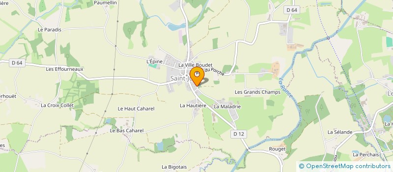 localisation de l'entreprise MONSIEUR WILFRIED DEMAY  SAINT-JUVAT