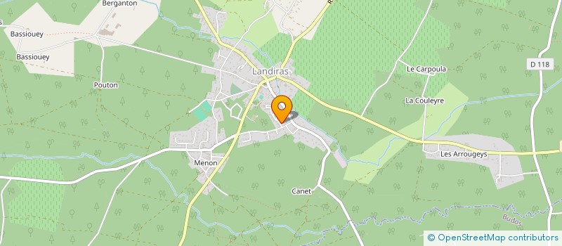 localisation de l'entreprise MONSIEUR WILFRIED DEMONSAIS  LANDIRAS