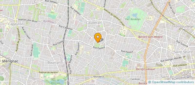 localisation de l'entreprise MONSIEUR WILFRIED DESOINDRE à BORDEAUX