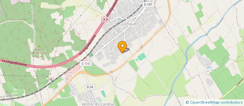 localisation de l'entreprise MONSIEUR WILFRIED DEVAUX  UCHAUD